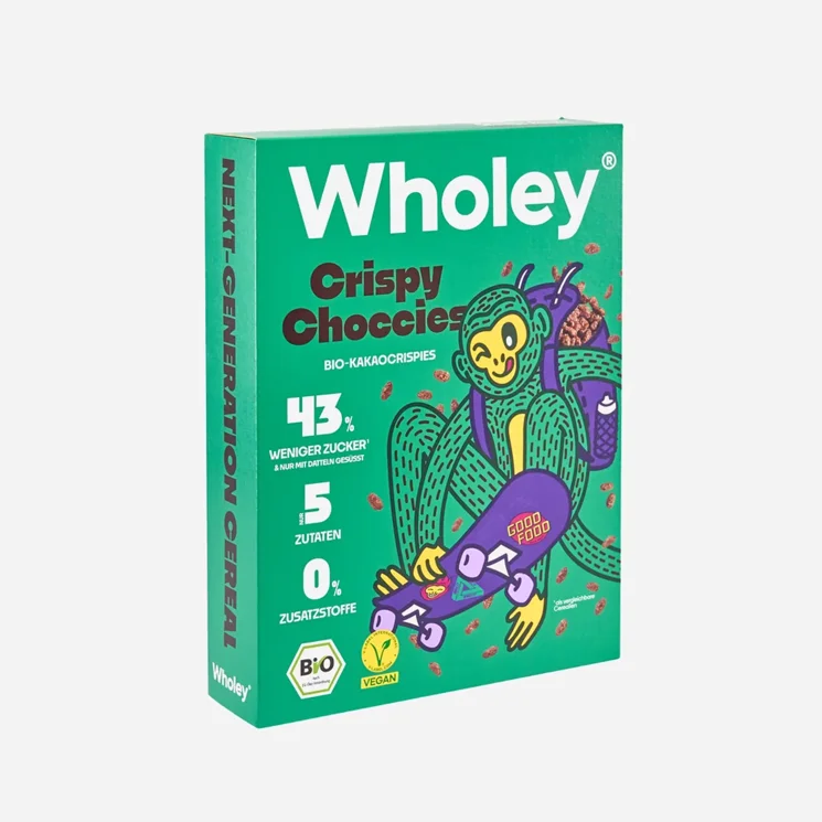 Wholey | Crispy Choccies cereálie BIO